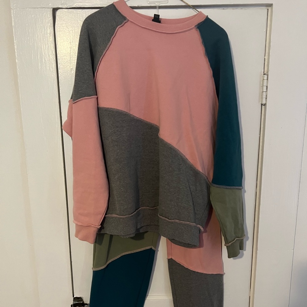 Multi color worn once sweatsuit from target
